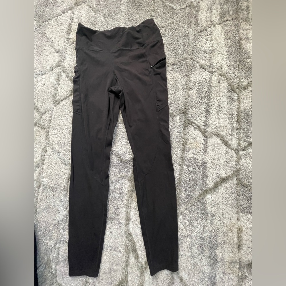 Black leggings, worn before, good for hiking and wearing